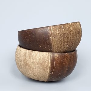 Vajilla hecha a mano de alta calidad, cuencos para servir comida con conchas de coco, de marca vietnamita - Product Image 2