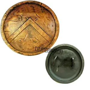 Mittelalter liche 18 Gauge 24'Steel Shield 300 SCA Warrior Shield Cosplay Schlacht bereit Spartan Shield Knight Soldier Warrior Kostüm