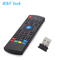 Control Remoto Inteligente MX3 con Retroiluminación, Teclado Inalámbrico RF de 2.4G con Voz para X96 Tx3 H96 Pro Android TV Box