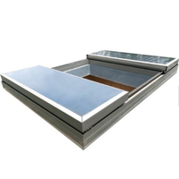 Mode En Aluminium Profil XBH Coulissant Motorisé Ouvrable Sous-Sol Lucarne
