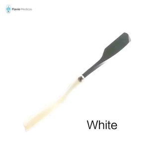 มีดโกนหนวดแบบแมนนวลสำหรับผู้ชาย,มีดโกนแนววินเทจทรงตรงแต่งขอบโลหะ - Product Image 5