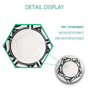 Ballon de Football PU cousu à la main en usine professionnel entraînement à l'air élevé en cuir PVC Match similaire ballon de Football Pakistan - Product Image 5