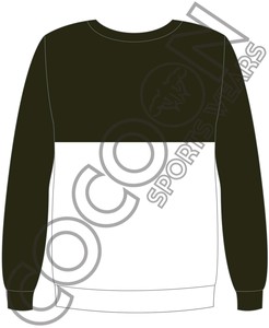 OEM nuevo 2024 Logo azul gris con blanco rayas sudadera tamaño personalizado invierno hombres cuello redondo sudaderas - Product Image 5