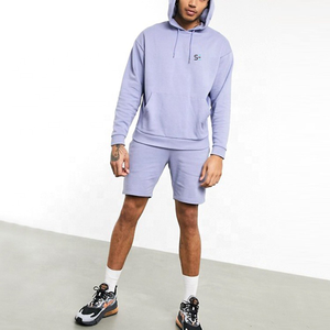 Survêtement d'été à manches courtes pour hommes, vêtement de plage de bonne qualité, 2 pièces, tenue de sport, ensemble t-shirt et short - Product Image 5