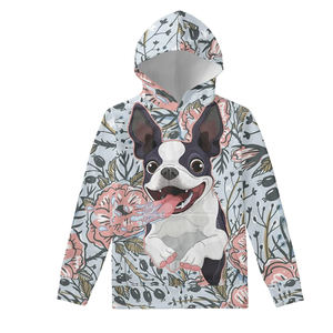 Sudadera con estampado gráfico 3D personalizado para mujer sudaderas con capucha ligeras de Spandex con logotipo frontal tinte colorido para Otoño Invierno - Product Image 1