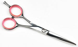 Ciseaux de coupe de cheveux professionnels de 5.5 pouces rasoir tranchant avec lame en acier inoxydable et poignée en acier pour hommes femmes enfants - Product Image 5