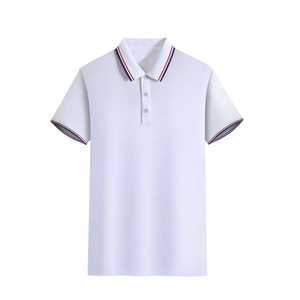 Polo manches courtes pour homme, Logo personnalisé, mode 100% en pur coton, tenue de sport masculin, avec col - Product Image 3