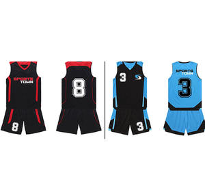 Uniforme de basket-ball d'entraînement de XXS-XXXL unisexe, ensemble de jeunes personnalisé entièrement par sublimation avec bande de logo anti-XXS, tenue en polyester OEM - Product Image 3