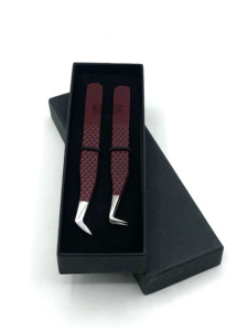 แหนบต่อขนตาเพิ่มวอลลุ่มแบบรัสเซียทำจากสเตนเลสสตีลสินค้าใหม่เคลือบปลายเงิน90องศาเครื่องมือความงาม - Product Image 3