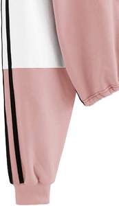 Sudadera corta de algodón con estampado de logotipo personalizado para mujer, ropa para Parte Superior Femenina, en Stock - Product Image 5