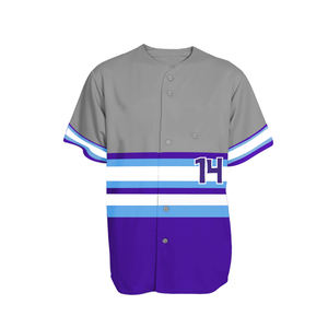 Chemise de maillot de baseball de softball en polyester pour hommes avec logo personnalisé du fabricant pakistanais vêtements de softball imprimés respirants de grande taille - Product Image 5
