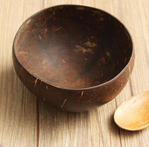 Best Selling Good Price Wholesale Simple Design <b>Coconut</b> Shell <b>Bowl</b> With Custom Logo Engraving And Packaging - Product Image 3