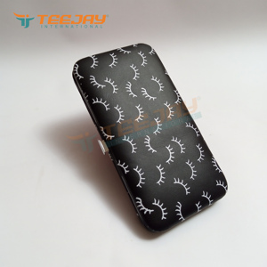 Funda magnética negra con estampado de pestañas, con opción de 3 y 6 pinzas, logotipo personalizado, color negro, novedad, envío rápido, paypal - Product Image 3