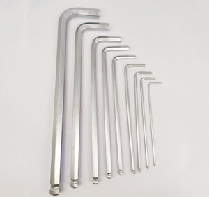 <span class=keywords><strong>9</strong></span> pièces Jeu <span class=keywords><strong>de</strong></span> clés <span class=keywords><strong>Allen</strong></span> hexagonales longues à Tête Embout sphérique en forme <span class=keywords><strong>de</strong></span> L jaune (1.5-10) - Product Image 2