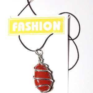 Wholesaler of Red Agate Tumbled Pendants : Red Agate Tumbled Pendants for Sale - Product Image 1