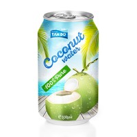 Oem Aanpasbare 330Ml Kokoswaterdrank Fabrieksprijs Private Label Drank Natuurlijk Vruchtensap Verwerkt Gedroogde Stijl