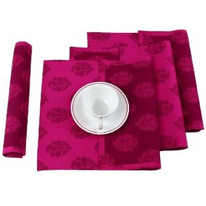 Tapis de table imprimé en coton biologique durable 100% certifié GOTS Résistant à la chaleur Eco protection Tapis de table antibactérien respirant - Product Image 4