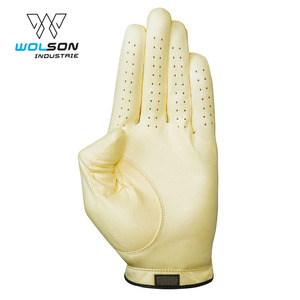 Gants de golf tous temps personnalisés en cuir Cabretta Guantes De Golf OEM Logo personnalisé Gants de golf à main en cuir Cabretta souple unisexe. - Product Image 6