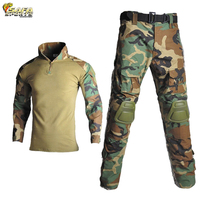 Ensemble de veste de camouflage pour hommes de haute qualité nouveauté polyester respirant résistant à l'eau silencieux pour la chasse
