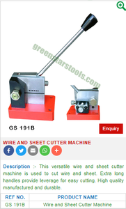 เครื่องตัดลวดและแผ่นเครื่องมือเครื่องประดับ191b สำหรับอัญมณี - Product Image 2