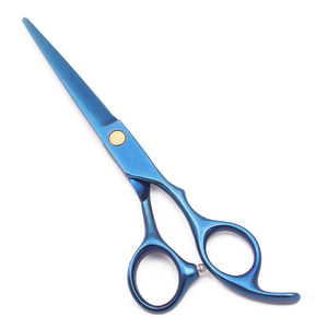 กรรไกรตัดผม5.5 6.0 ''เหล็กสีฟ้ากรรไกรตัดผมชุดตัดผมปรับแต่งโลโก้ - Product Image 2