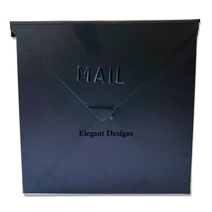 Buzón de correo de metal acabado martillado de cobre Buzón de correo hecho a mano de diseñador único Buzón de correo colgante de pared de Metal al por mayor de calidad superior - Product Image 6