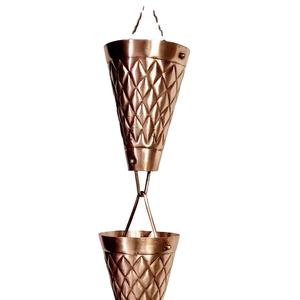 Cono acanalado taza lluvia cadenas - Product Image 1