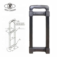 Poignée de bagages télescopique, design parfait, à monter soi-même, chariot de voyage, valise, montage facile, 50 pièces