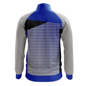 Chaqueta de entrenamiento de fútbol de nuevo diseño 2020, patrón de lona con cuello levantado, transpirable de secado rápido para invierno, venta al por mayor - Product Image 4