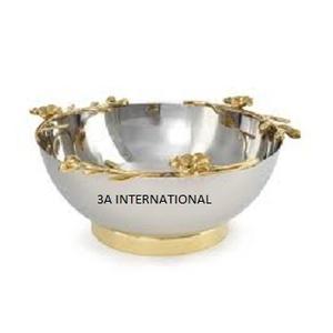 Top des tendances Design luxueux en métal Snack bol de service hôtel vaisselle ustensiles ménage Dessert serveur à un prix abordable - Product Image 1