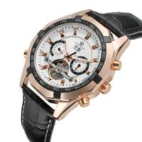 Forsining adam lüks günü Tourbillon saatler erkekler lüks marka büyük arama iş serin Tourbillon mekanik erkek otomatik İzle