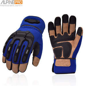 Gants en cuir XL anti-vibration réduction d'impact écran tactile étanche Compatible pour la protection des mains et des bras - Product Image 6