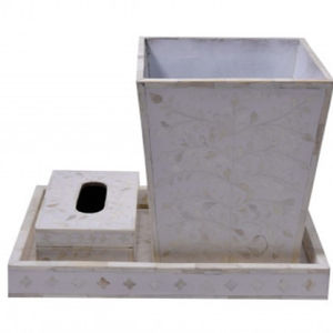 ชุดกล่องทิชชู่พร้อมช่องเก็บฝุ่น,ถาดใส่กระดูกสำหรับตกแต่งเครื่องครัวโดย United Trade World - Product Image 1