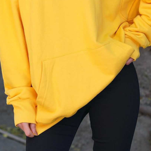 100% algodón personalizado gran oferta en blanco de gran tamaño de manga larga para mujer Sudadera con capucha mujer gota hombro Sudadera con capucha - Product Image 5