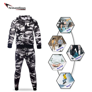 2024 Spring New Soft Comfortable Breathable <b>Tracksuit</b> Set Men Sports Zipped Warm up Suit <b>Plain</b> <b>Tracksuit</b> for Printing - Product Image 6