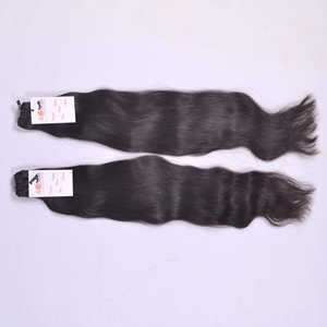 มัดผมต่อแบบสองชั้นผมมนุษย์แบบดึงผมตรงแบบสุดๆขนมิงค์อินเดียที่ยังไม่ผ่านกระบวนการ - Product Image 3