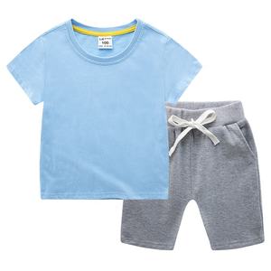 Conjunto de ropa para niños, camisetas y pantalones cortos de tela de algodón de alta calidad, para recién nacidos - Product Image 5