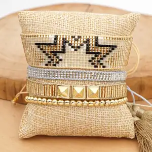 New Type Miyuki Seed Beads Bracelet Handmade Design Adjustable Women's Bracelet