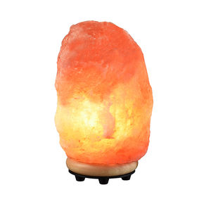 IMPEX PAKISTAN Lampe au sel rouge de l'Himalaya sculptée en forme naturelle pour la décoration de la maison Produit artisanal attrayant - Product Image 1