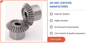 Engranajes de inglete recto de alta precisión, alta calidad, grado Industrial, del vendedor reputado - Product Image 2