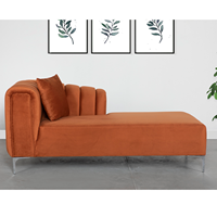 Canapé d'angle contemporain et moderne capitonné, extensible, pour salon d'appartement, avec structure en bois massif, taille personnalisable pour usage commercial