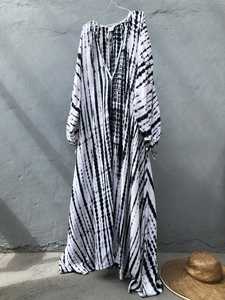 Robe longue kaftan pour femmes, tenue de plage à manches longues, nouveau design 2019 - Product Image 2