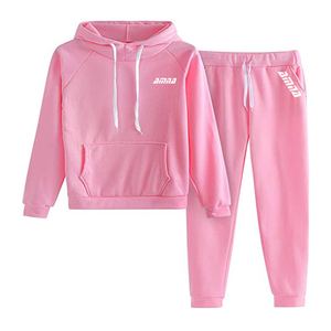 Chándales de estilo rugoso para mujer, ropa bordada con Logo personalizado de lana pura, a la venta - Product Image 5