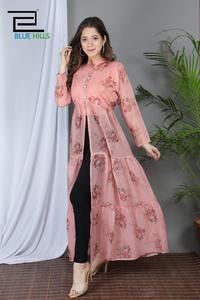 Georgette Kurtis douce, style décontracté, pour tenue de Festival, modèle 2021, vente en gros - Product Image 4