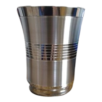 Verre en acier inoxydable Offre Spéciale, tasse de cuisine en métal à l'intérieur caractéristique fond d'acheteur Commercial matériau écologique origine inde