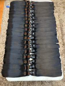 Bone Straight Human Hair Vietnamese Raw Hair Wigs for Black and Human Express ali Virgin Cuticle Aligned Hair - Product Image 2