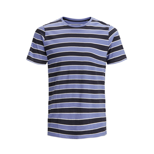 เสื้อยืดผ้าฝ้าย100% สำหรับผู้ชายเสื้อยืดลายทางสำหรับผู้ชายเสื้อผ้าลำลองดีไซน์เฉพาะ - Product Image 1