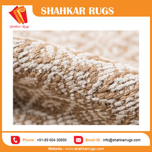 Tapis modernes en peluche de luxe à grande surface, tissage plat, jute, soie artificielle, cuisine, nouveau design, lavable, salon, hôtel, logo personnalisé - Product Image 6