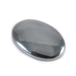 Cabujón ovalado de silicona natural de 23x16 mm, 1.90 g, piedra preciosa suelta para joyería - Product Image 1