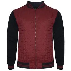 GAF College Letterman Jacket Customize logo Embroidery Logo Long Sleeves Jackets Men's Jackets For Men